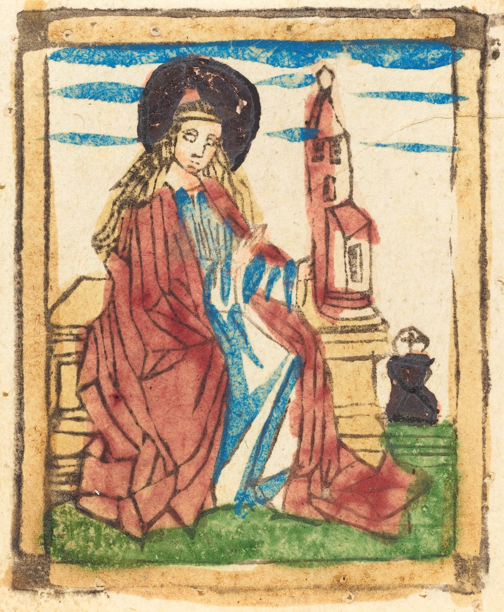 Svatá Barbora, 14601470. od Unbekannt