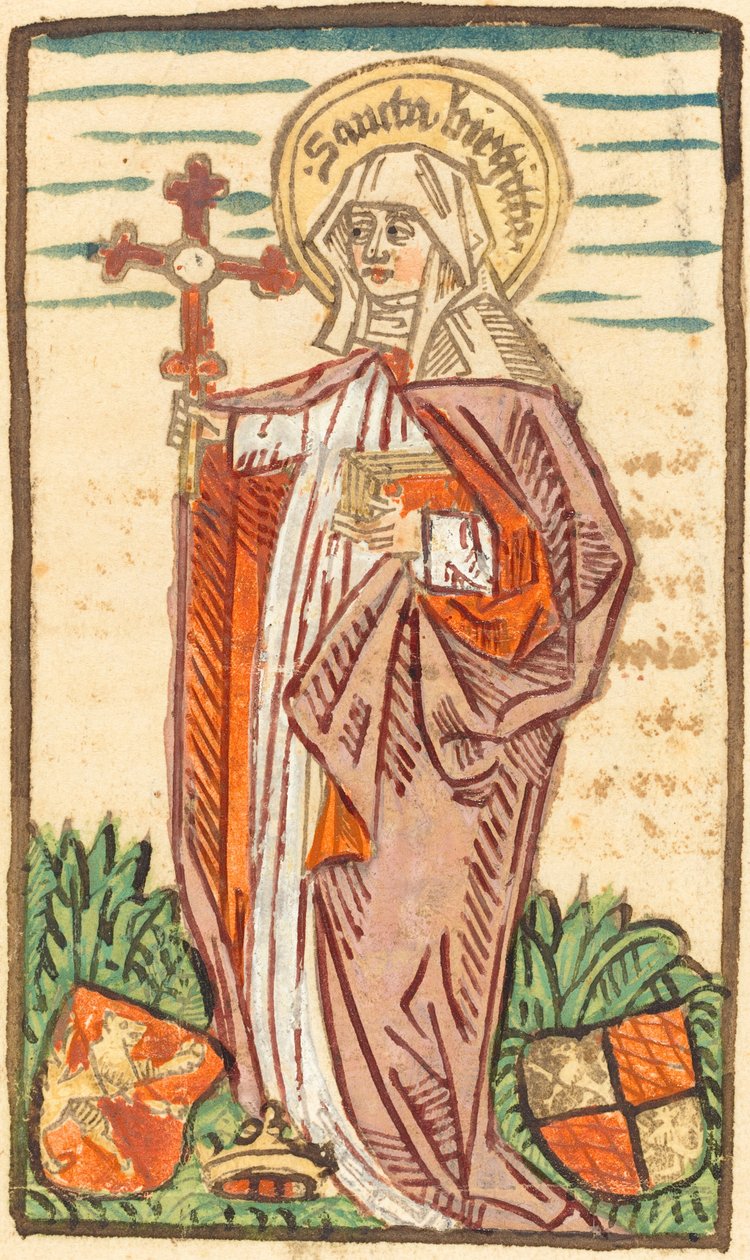 Svatá Brigita, c. 14801490. od Unbekannt
