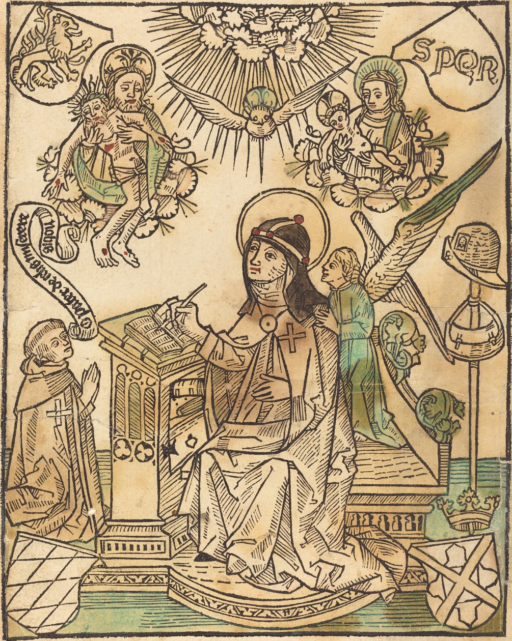Svatá Brigita, c. 1480. od Unbekannt