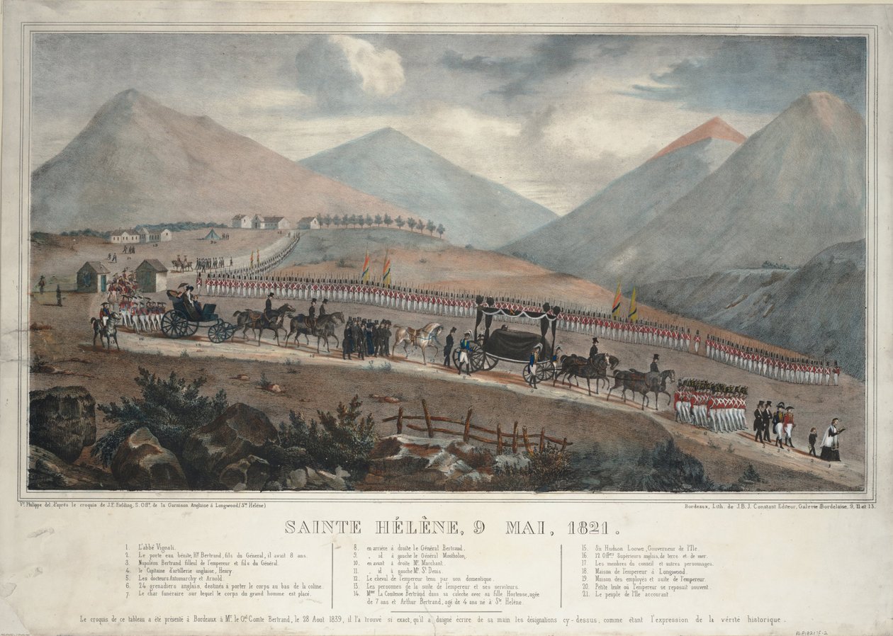 Svatá Helena, 9. května 1821, 1839 od Unbekannt