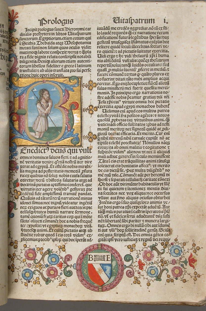 Životy otců svatého Jeronýma, 1483. od Unbekannt