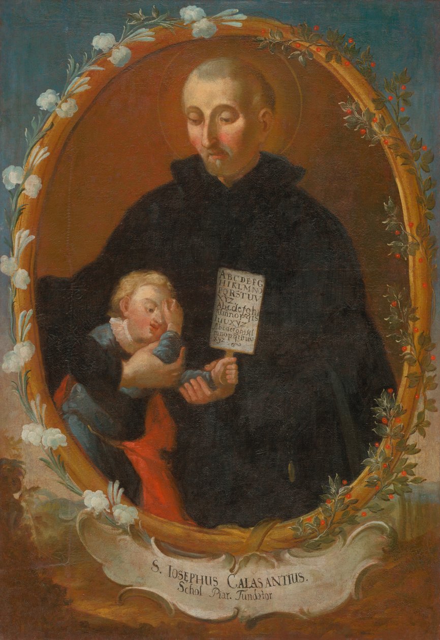 Svatý Josef Calasanz od Unbekannt