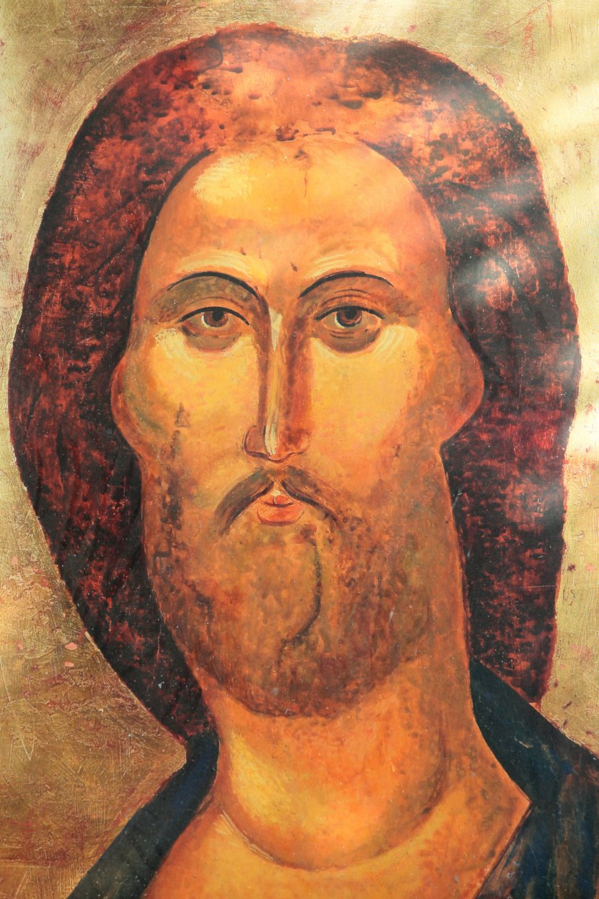 Katedrála svatého Lazara (katedrála svatého Lazara) Portrét Ježíše, Autun, Francie od Unbekannt