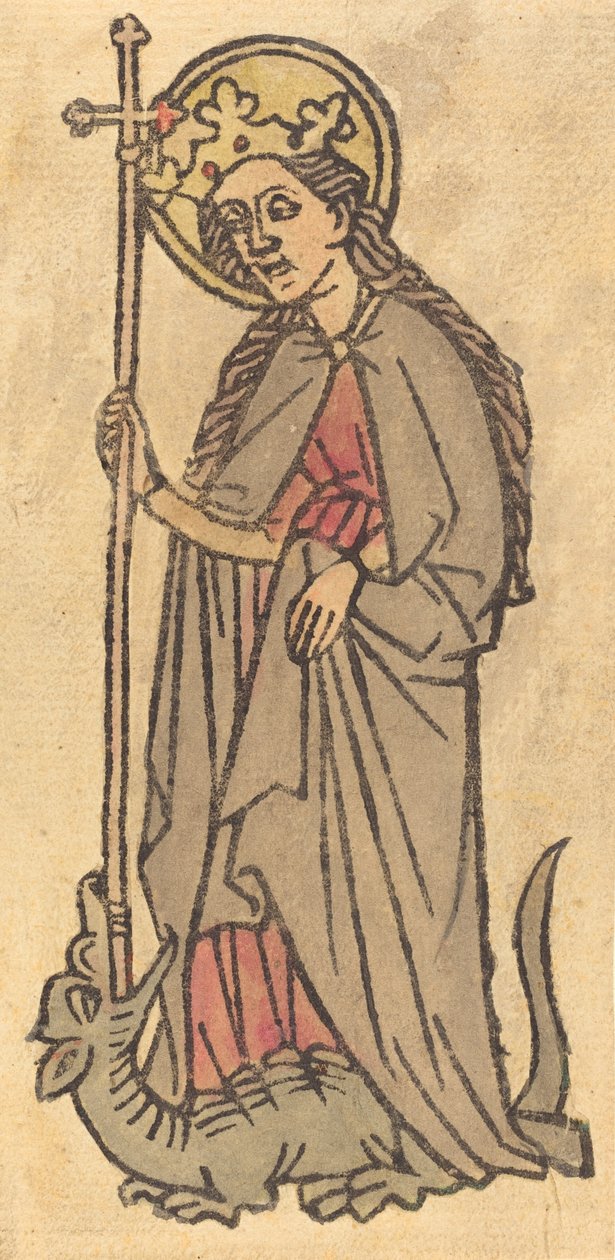Svatá Markéta, c. 1460. od Unbekannt