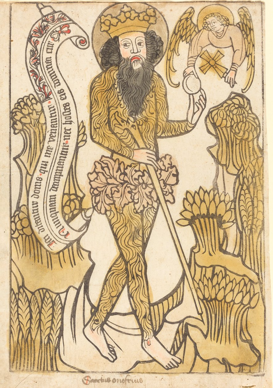 Svatý Onuphrius, c. 1450. od Unbekannt