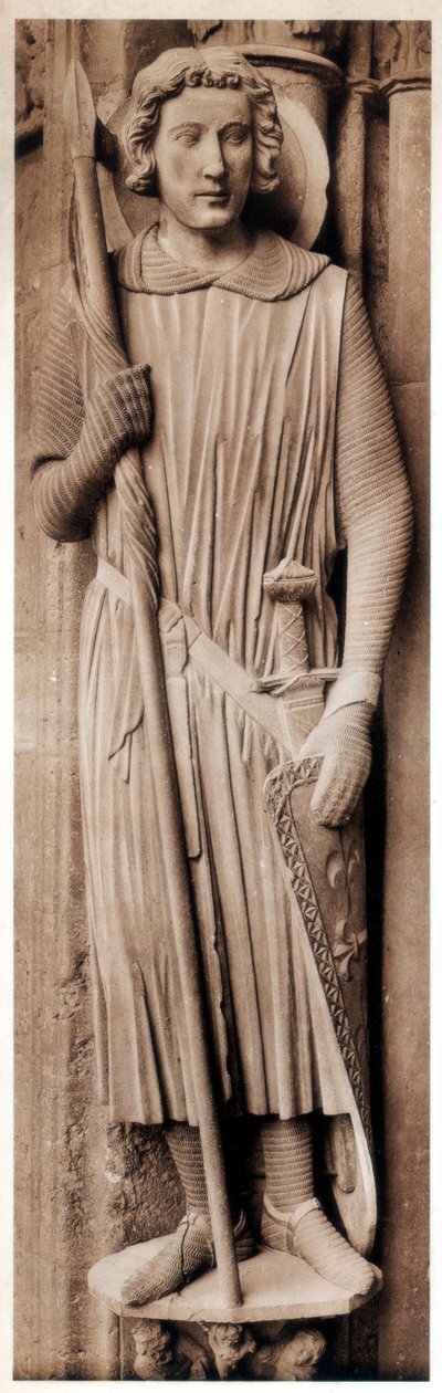 Saint Theodore, katedrála Chartres, Francie, 13. století od Unbekannt