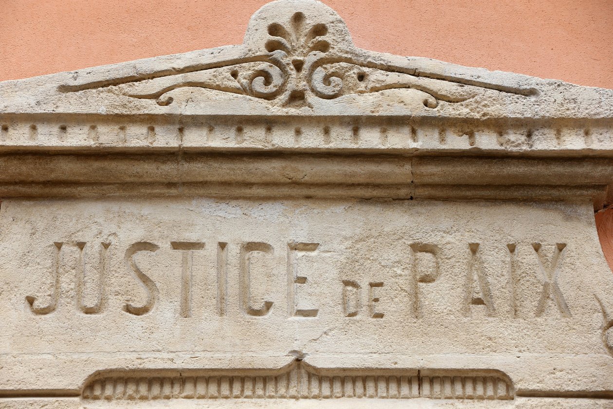 Saint Tropez, radnice. Spravedlnost a mír, Saint-Tropez, Francie od Unbekannt