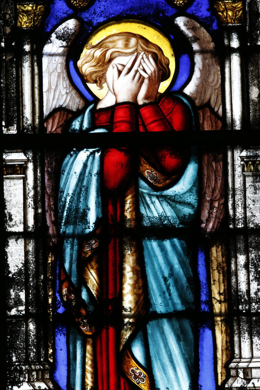 Kostel Sainte-Clotilde. Anděl. od Unbekannt