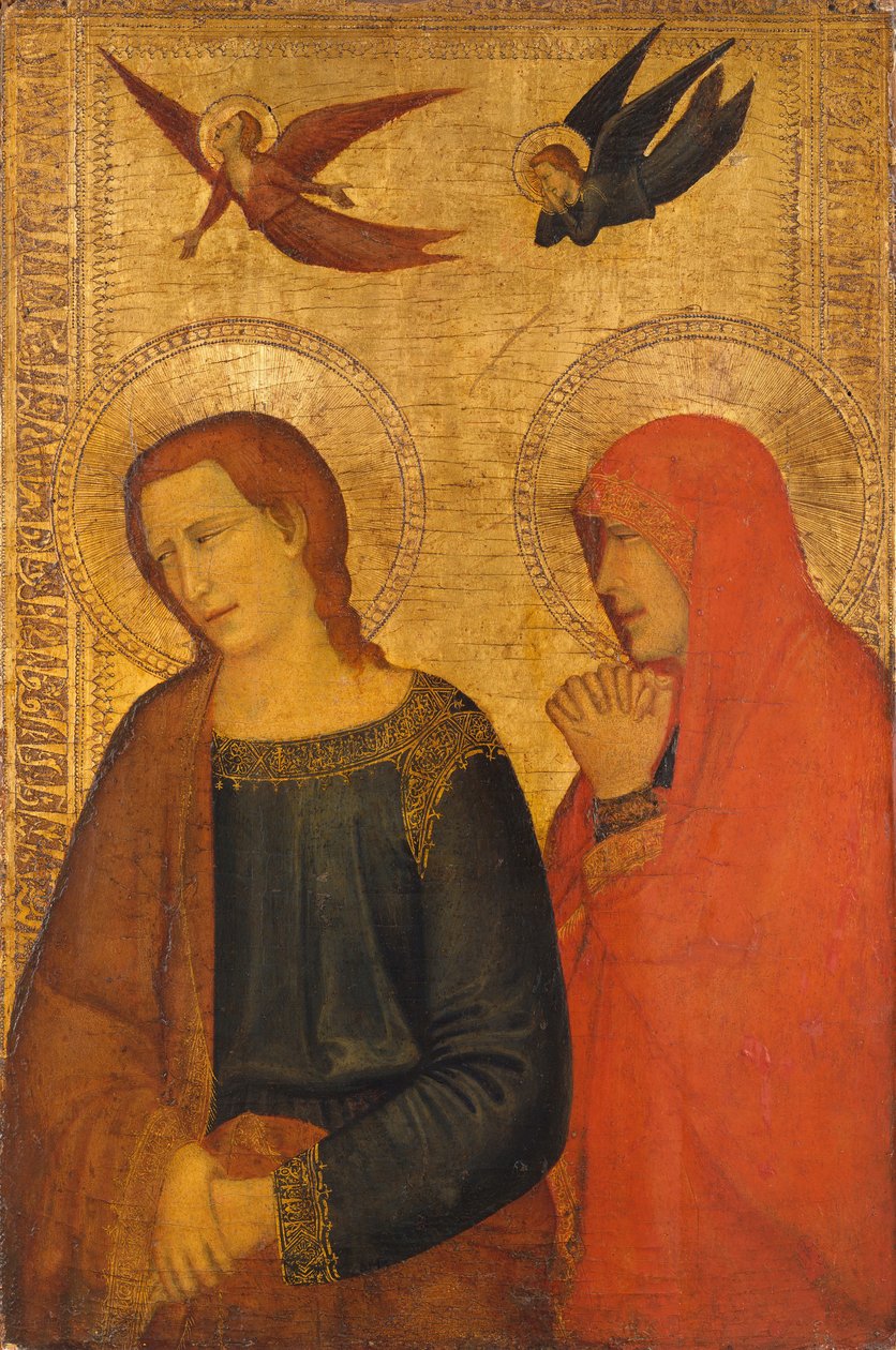 Svatí Jan Evangelista a Marie Magdalena, ca. 1335-45. od Unbekannt
