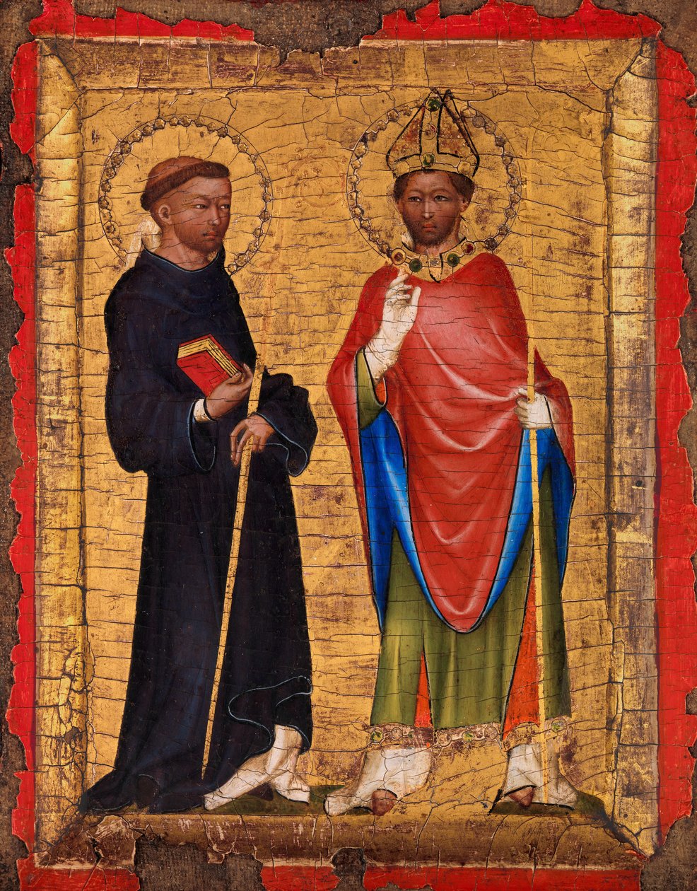 Svatí Prokop a Vojtěch, ca. 1340-50. od Unbekannt