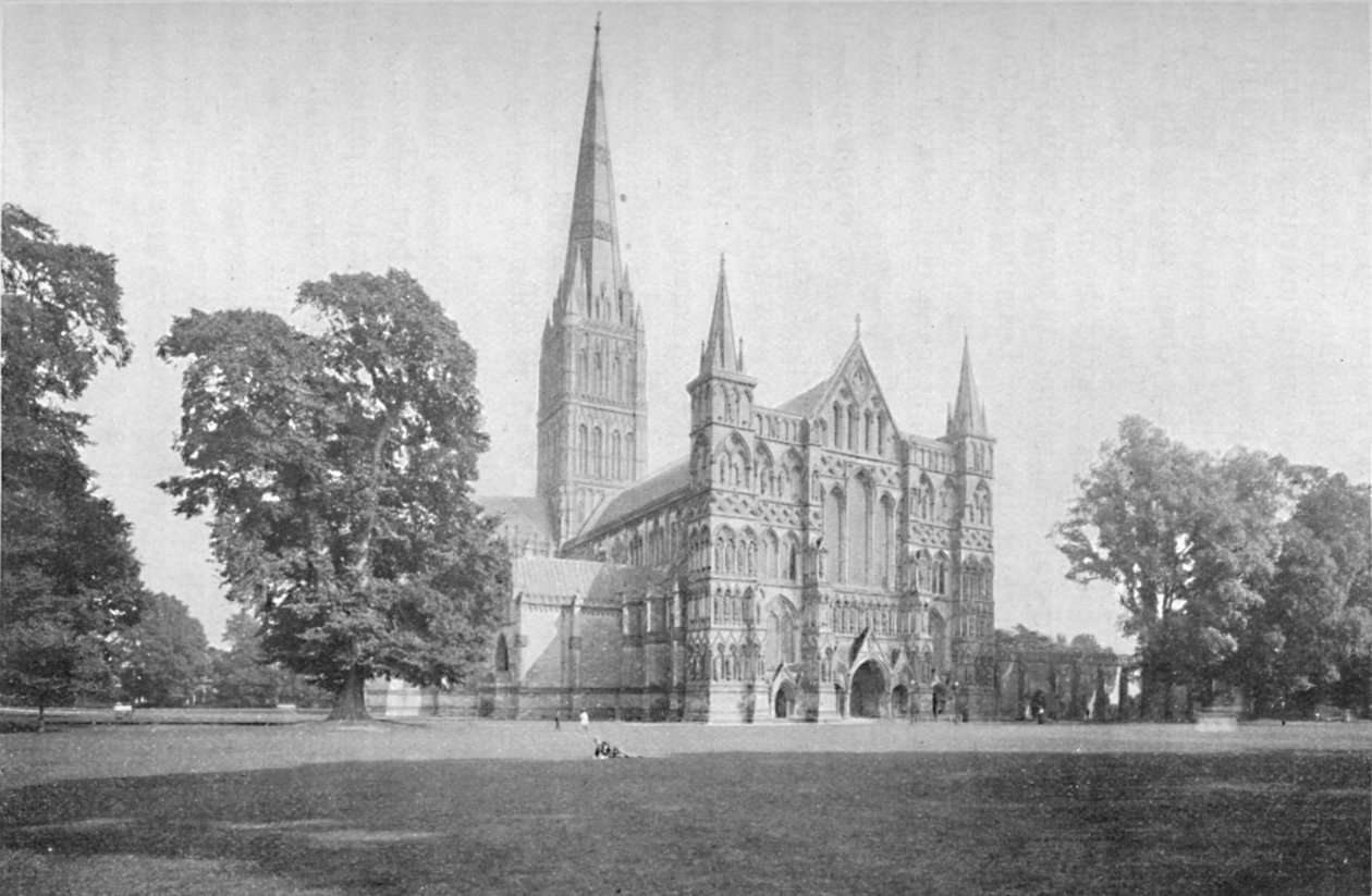 Katedrála v Salisbury, 1902 od Unbekannt