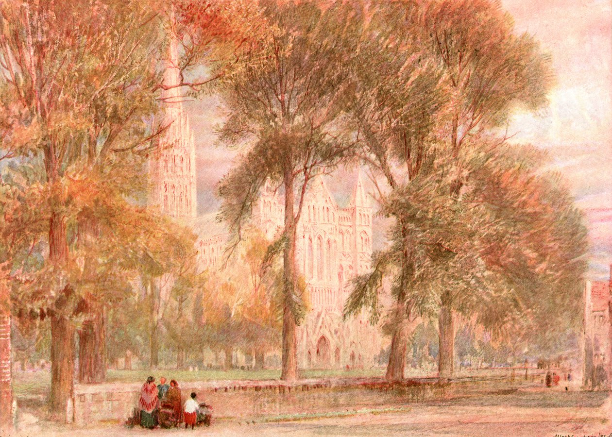 Salisbury Close, 1897, c1900. od Unbekannt