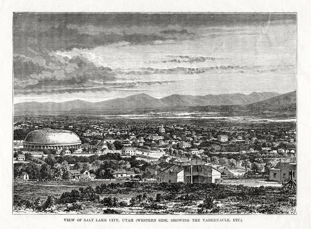 Salt Lake City, Utah, USA, 1877 od Unbekannt