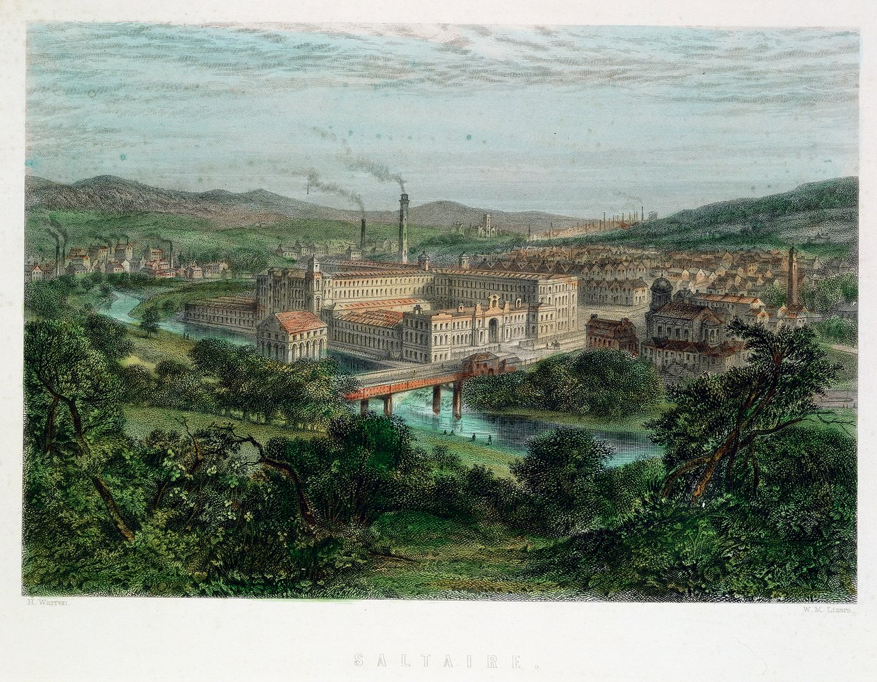Saltaire, Yorkshire, 19. století od Unbekannt