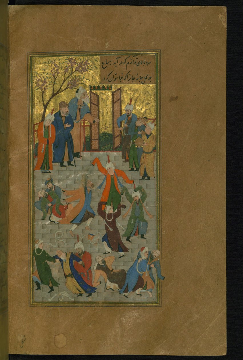 Obřad Sama. Miniatura z rukopisu Divan z Hafez, 1512 od Unbekannt