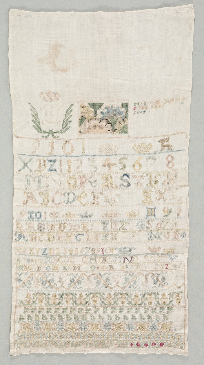Vzorník, 1742. od Unbekannt