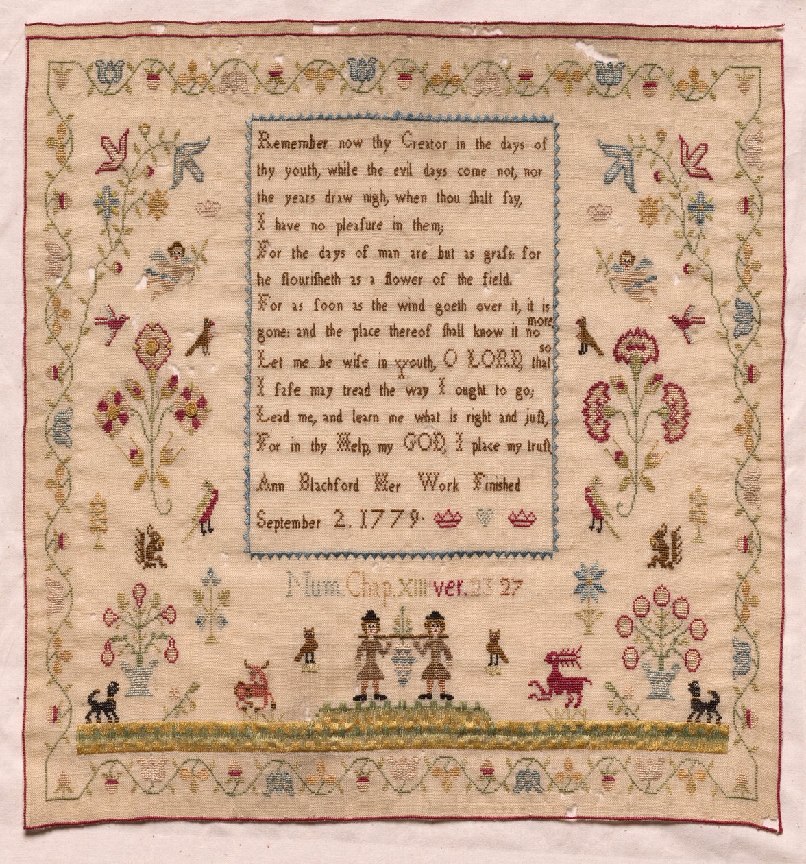 Vzorník, 1779. od Unbekannt