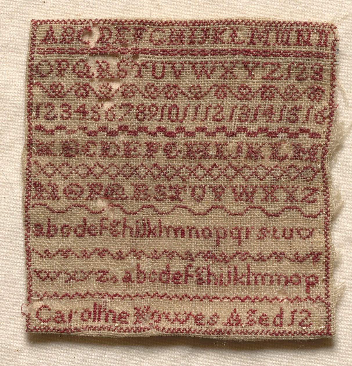 Vzorník, 1800s. od Unbekannt