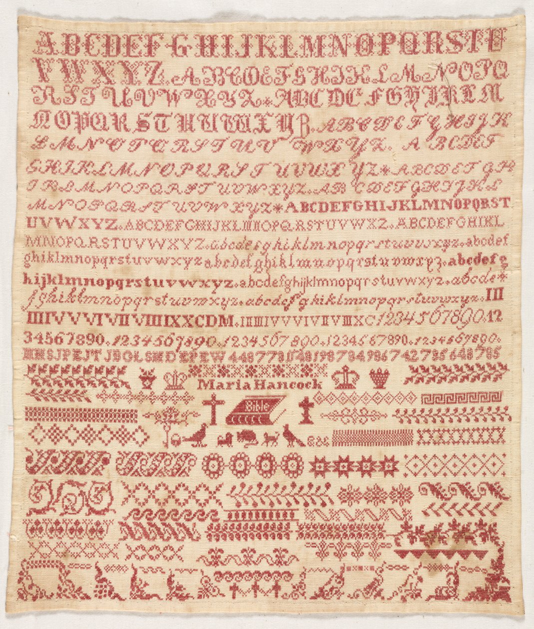 Vzorník, 1800s. od Unbekannt
