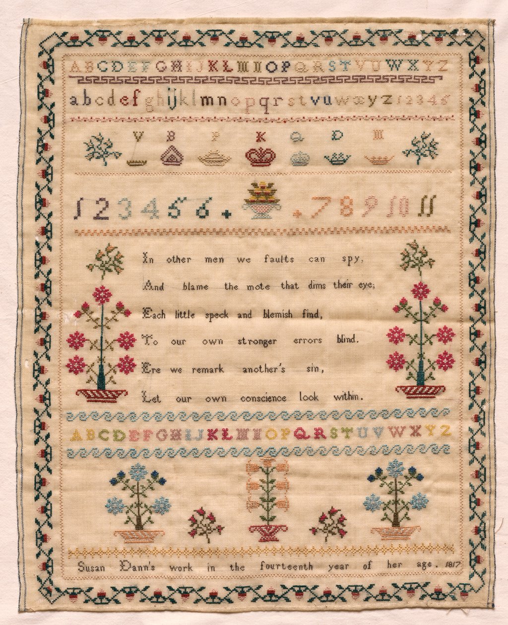 Vzorník, 1817. od Unbekannt