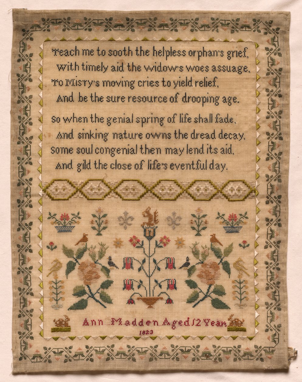 Vzorník, 1823. od Unbekannt