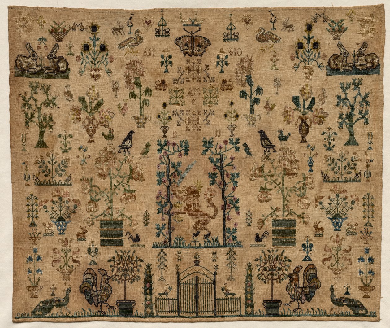 Fragment vzorku, 1813. od Unbekannt