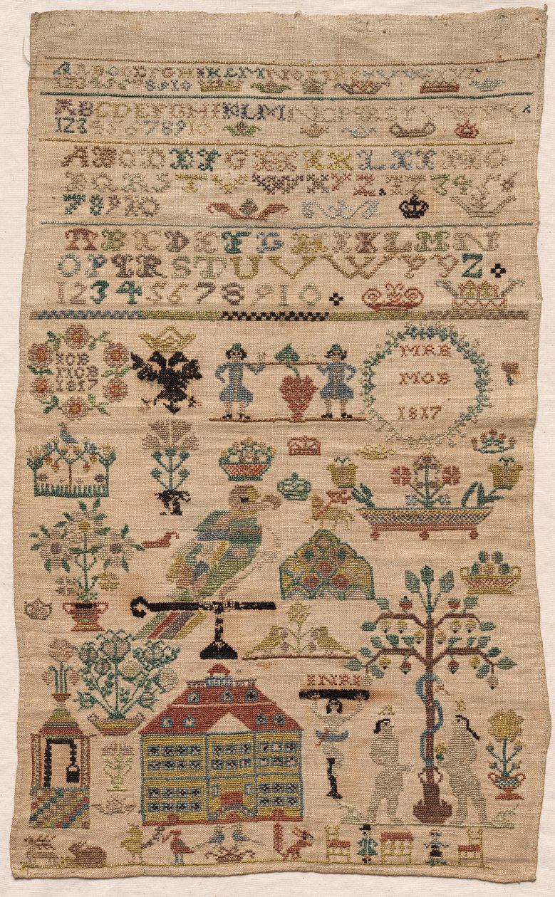 Fragment vzorku, 1817. od Unbekannt