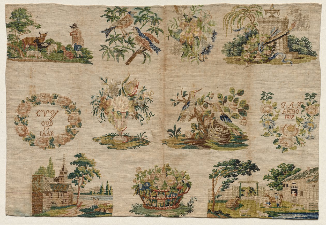 Fragment vzorku, 1819. od Unbekannt