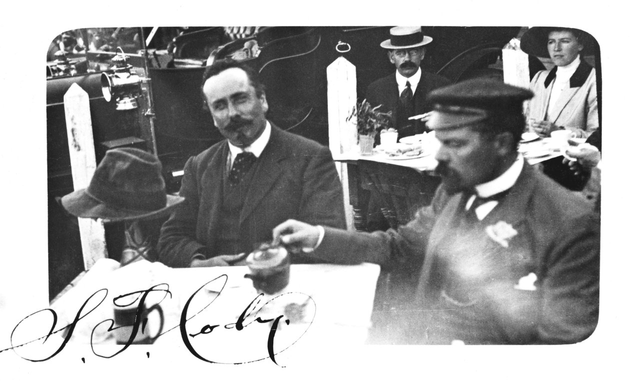 Samuel Franklin Cody 1862-1913, čelní kamera od Unbekannt