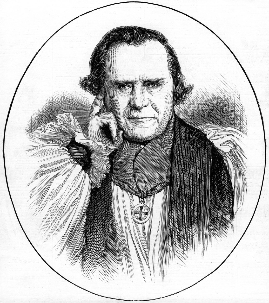 Samuel Wilberforce, anglický prelát, 1873 od Unbekannt
