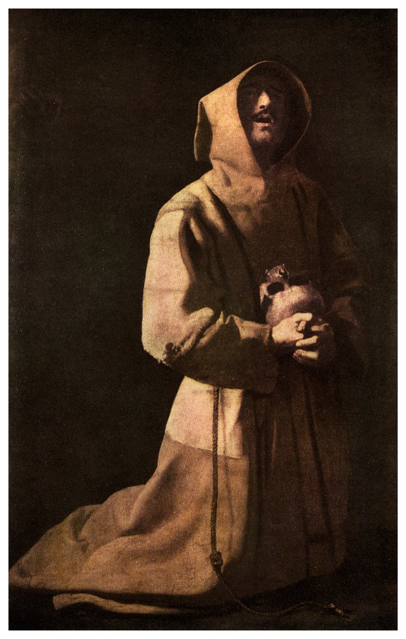 Svatost: Svatý František v meditaci, 1635-1639 1956 od Unbekannt