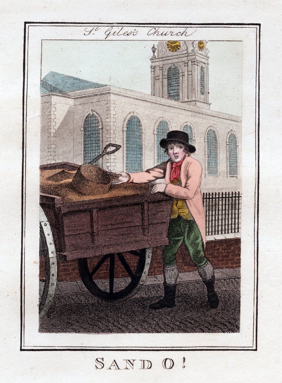 Sand O, St Giless Church, Londýn, 1805 od Unbekannt