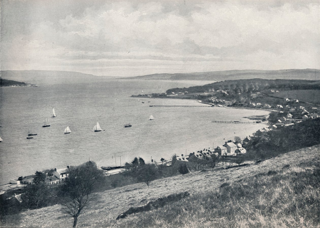 Sandbank - From the East, Showing Sandbank and Kilmun, 1895 od Unbekannt