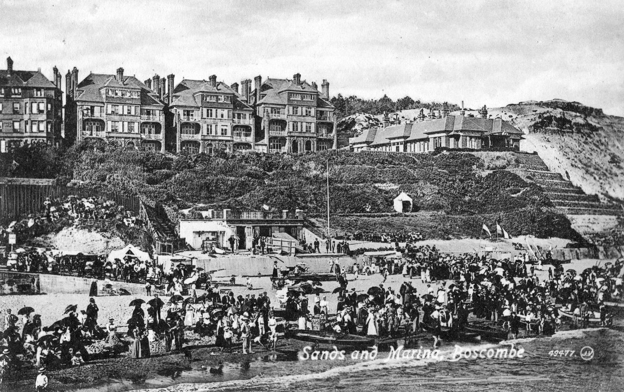 Sands and marina, Boscombe, Bournemouth, Dorset, počátek 20. století od Unbekannt