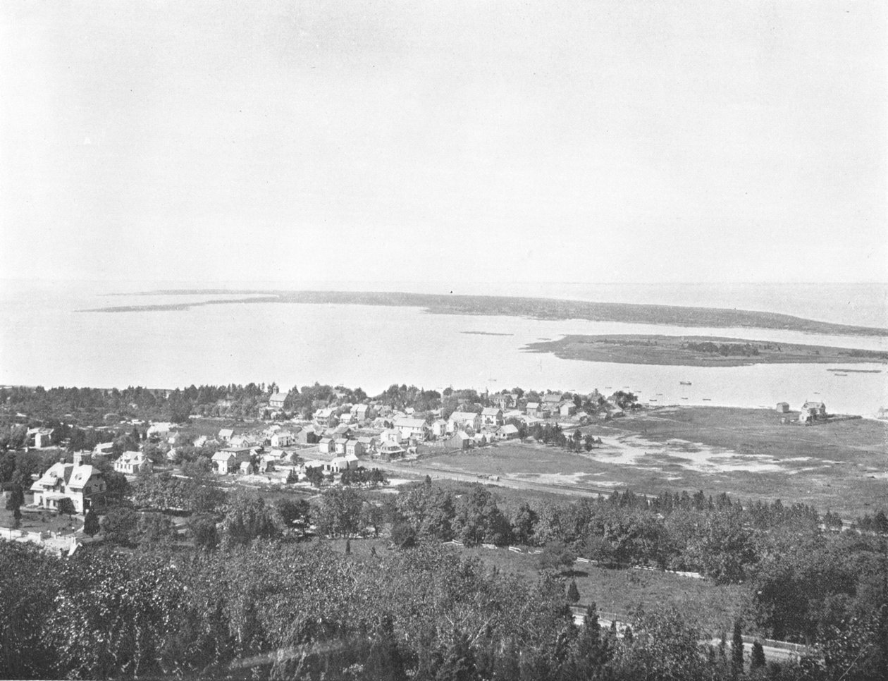 Sandy Hook, z Highland Light, New Jersey, USA, c1900. od Unbekannt