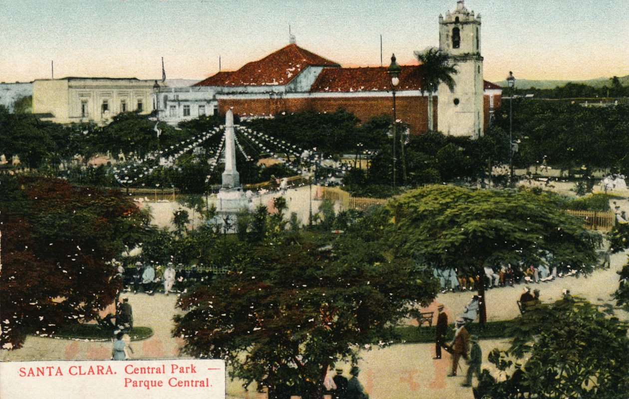 Santa Clara. Central Park - Parque Central, c1910 od Unbekannt
