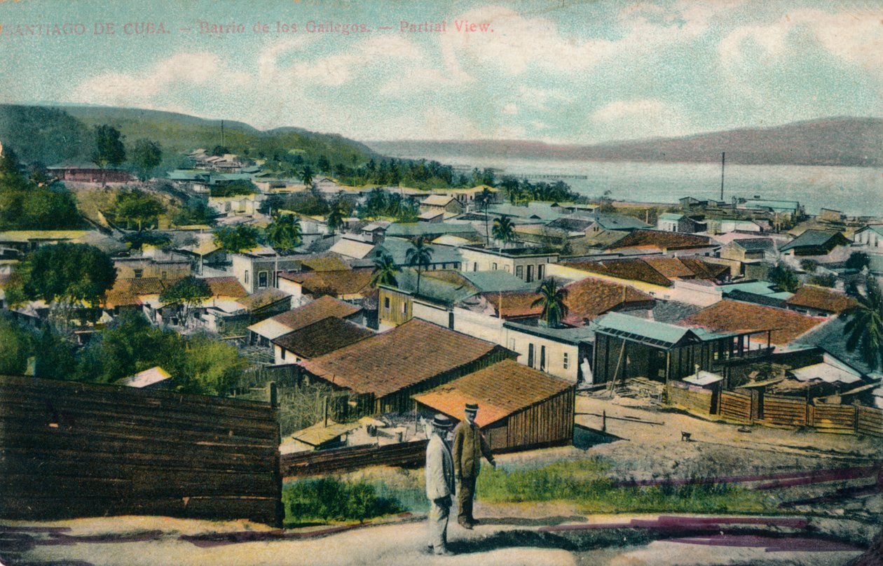 Santiago de Cuba. - Sousedství Gailegos. - Částečný pohled, c1910 od Unbekannt