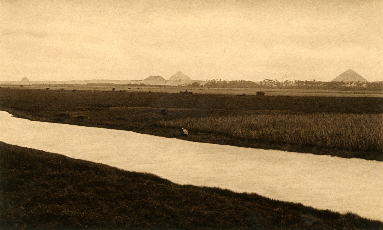 Sakkára - pyramidy Dashur, c1918-c1939. od Unbekannt