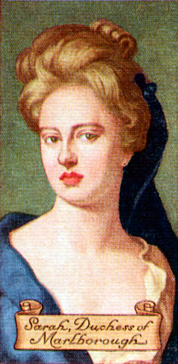 Sarah, vévodkyně z Marlborough, převzato ze série cigaretových karet, 1935 od Unbekannt