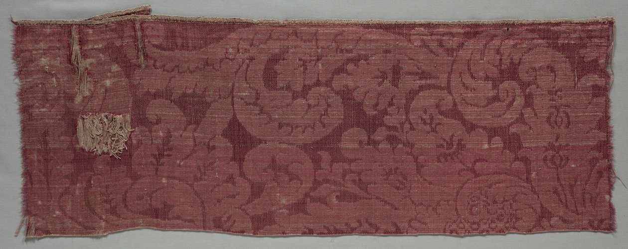 Saténový textil, konec 17. století. od Unbekannt