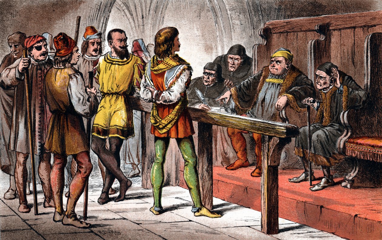 Scéna ze Shakespearova Mnoho povyku pro nic, 1856-1858 od Unbekannt
