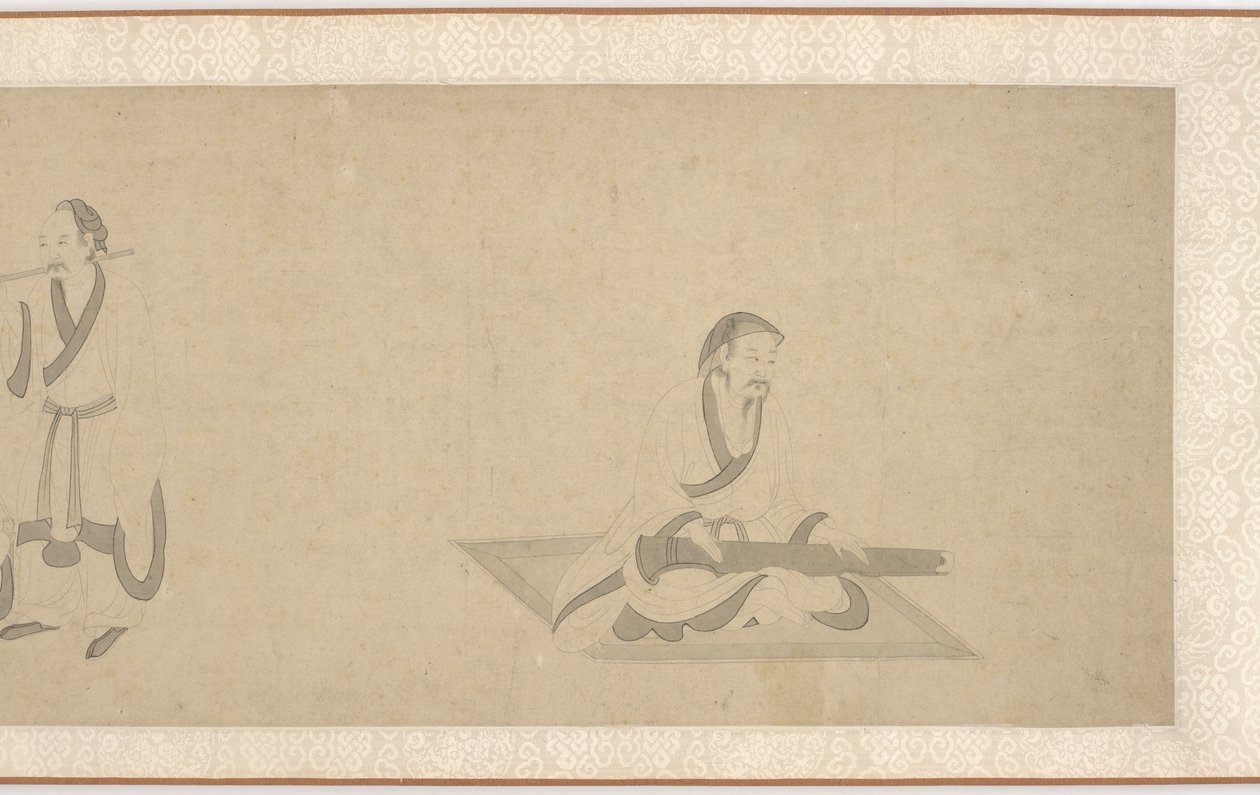 Scény ze života Tao Yuanming část 2, dynastie Ming, 1368-1644. od Unbekannt