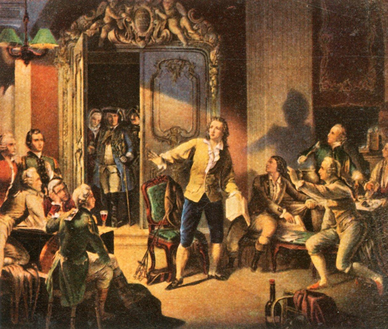 Schiller čte svou první hru, Die Räuber The Robbers, 1936. od Unbekannt