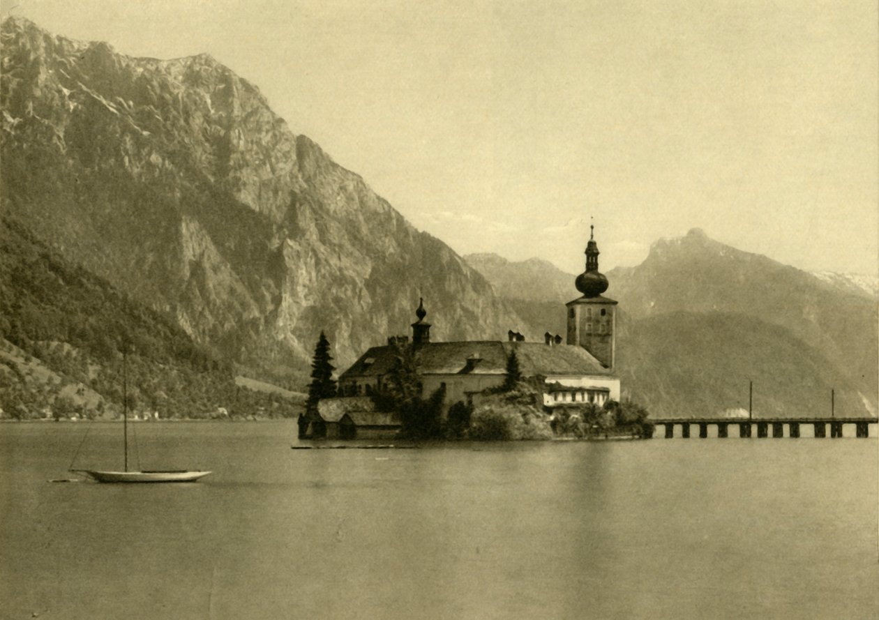 Zámek Ort, Traunsee, Horní Rakousko, c1935. od Unbekannt