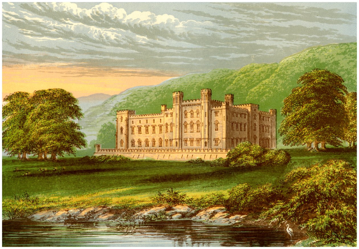 Scone Palace, Perthshire, Skotsko, domov hraběte z Mansfield, c1880 od Unbekannt