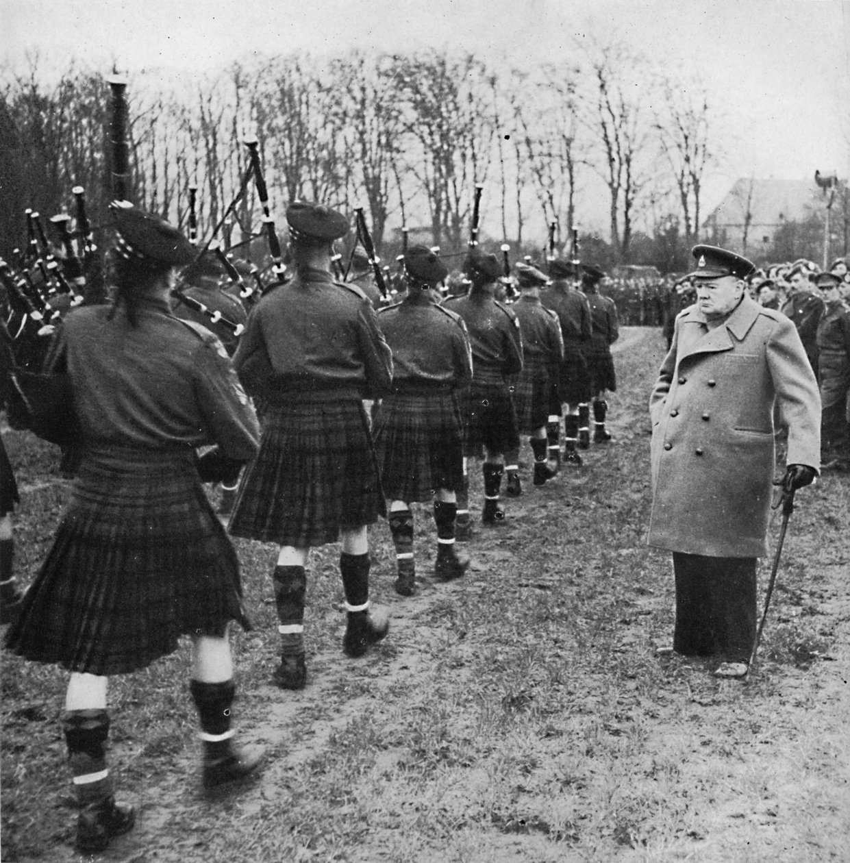 Přehlídka Scotties na německé půdě, 1945 od Unbekannt