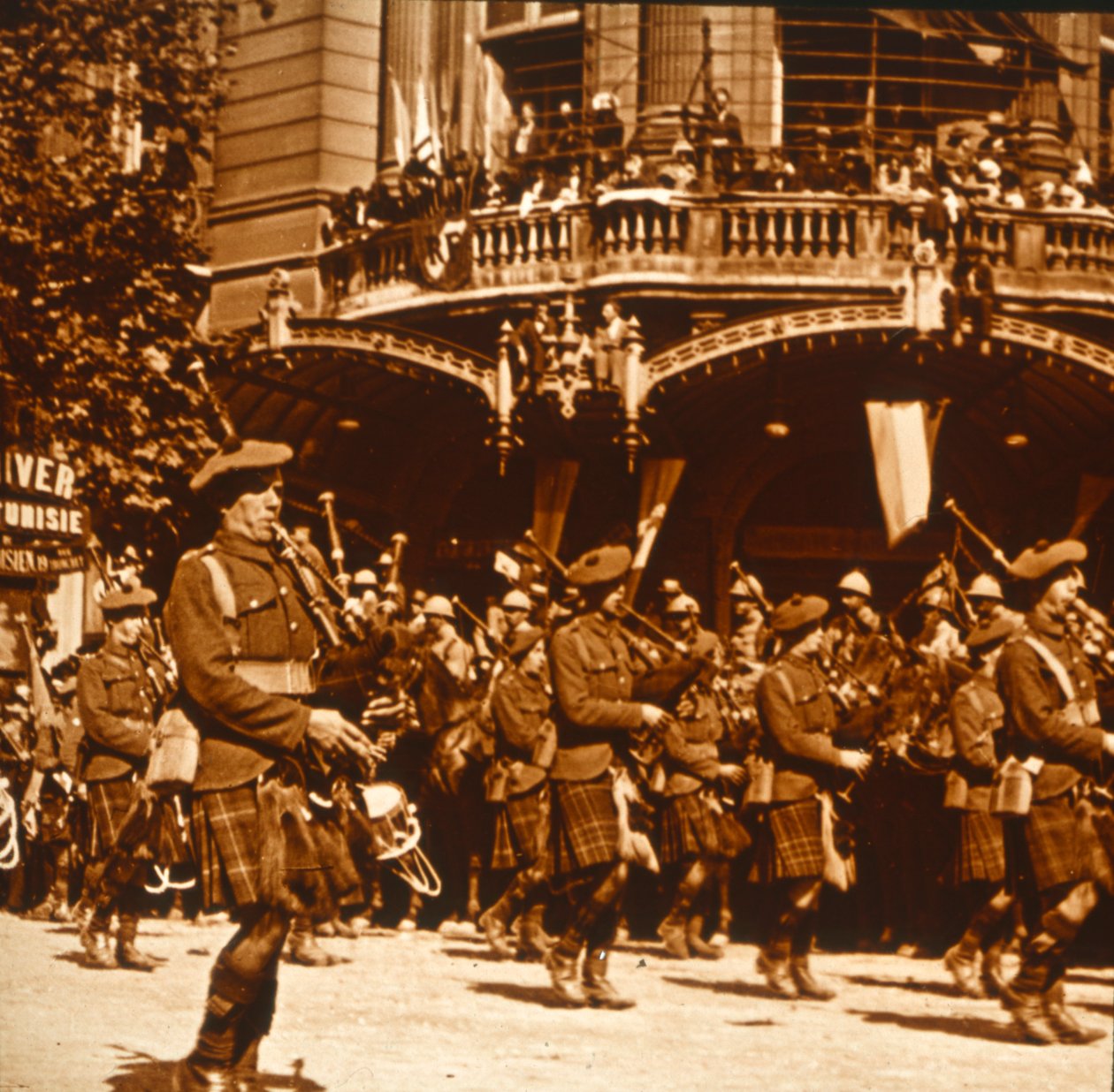 Skotští vojáci, 14. července 1919 od Unbekannt