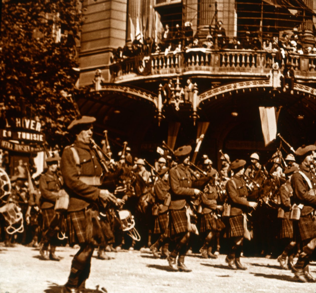 Skotští vojáci, 14. července 1919 od Unbekannt