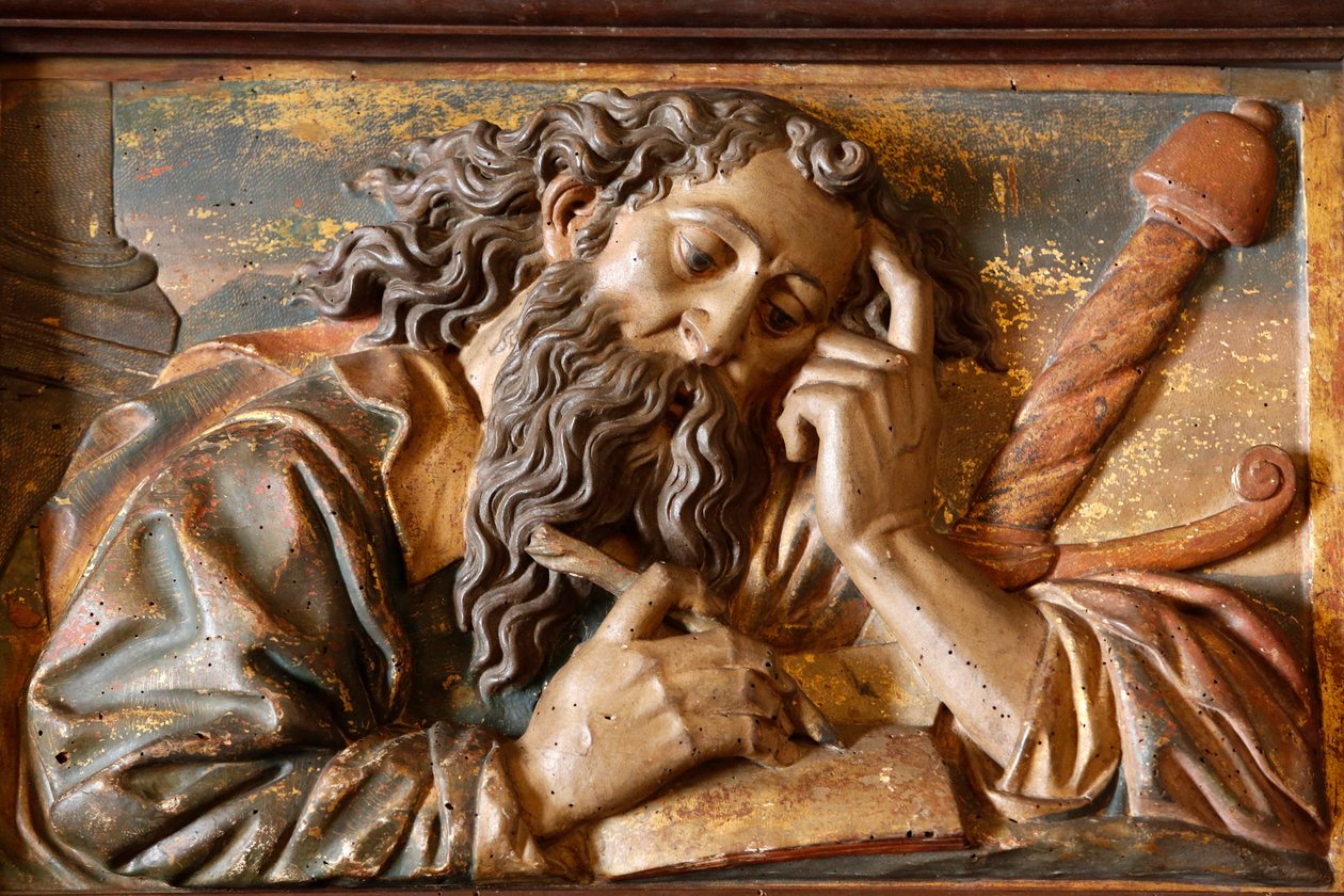 Socha v katedrále na Mallorce: Saint Paul, Palma, Španělsko od Unbekannt