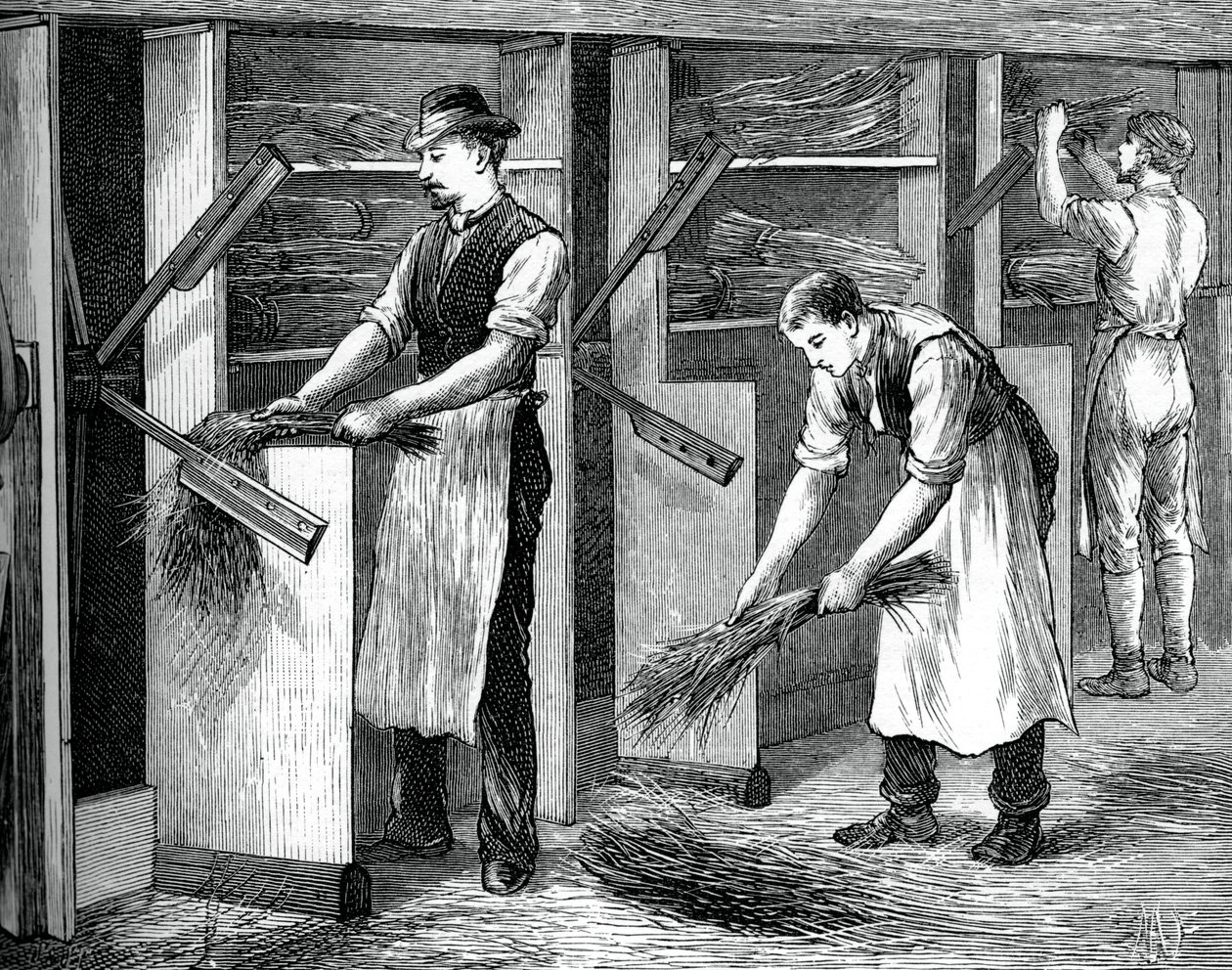 Scutching mill, c1880 od Unbekannt